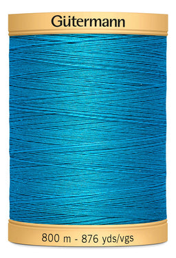 743933-6745 - GUTERMANN NATURAL COTTON THREAD 800m 6745 PEACOCK