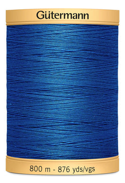 743933-7000 - GUTERMANN NATURAL COTTON THREAD 800m 7000 VIOLA