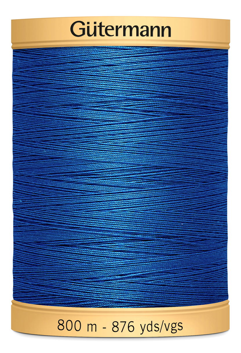 743933-7000 - GUTERMANN NATURAL COTTON THREAD 800m 7000 VIOLA