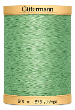 743933-7880 - GUTERMANN NATURAL COTTON THREAD 800m 7880 GREEN