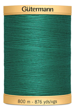743933-8244 - GUTERMANN NATURAL COTTON THREAD 800m 8244 GREEN