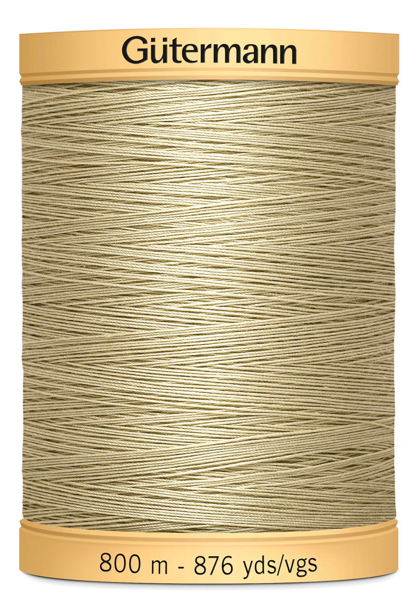 743933-927 - GUTERMANN NATURAL COTTON THREAD 800m 927 PEARL
