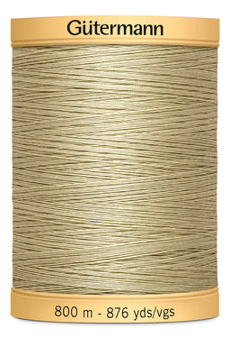 743933-927 - GUTERMANN NATURAL COTTON THREAD 800m 927 PEARL