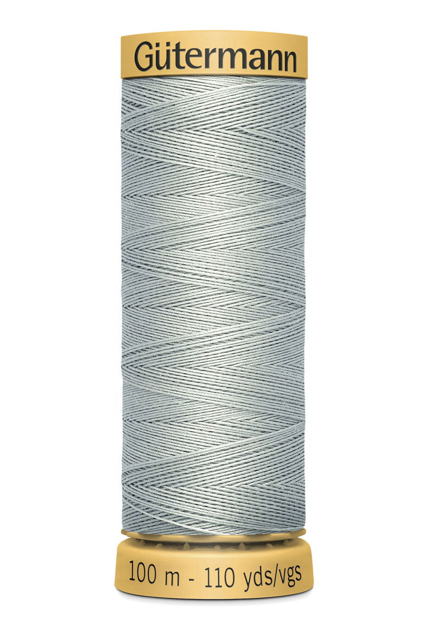 744484-1007 - GUTERMANN NATURAL COTTON THREAD 100m 1007 ANTIQUE SILVER