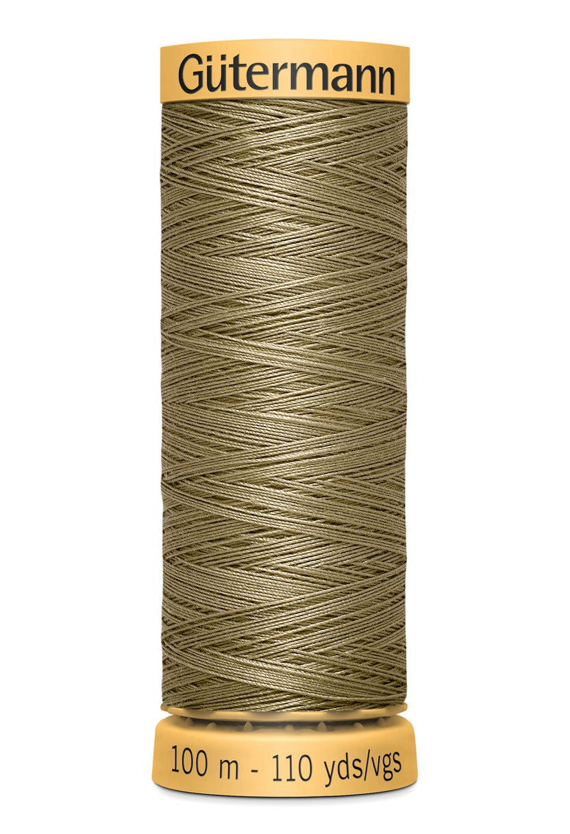 744484-1015 - GUTERMANN NATURAL COTTON THREAD 100m 1015 GREY