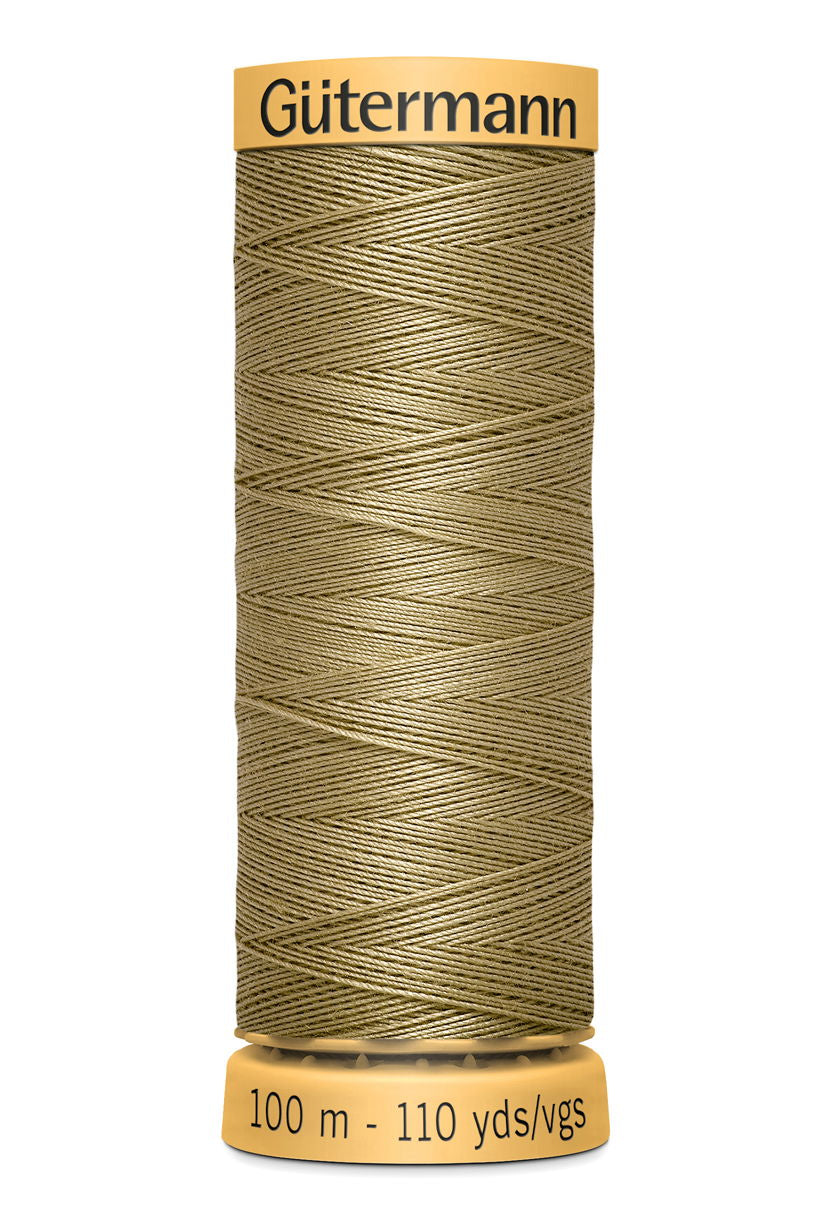 744484-1026 - GUTERMANN NATURAL COTTON THREAD 100m 1026 LIGHT TAN