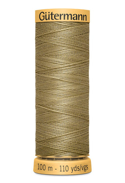 744484-1026 - GUTERMANN NATURAL COTTON THREAD 100m 1026 LIGHT TAN