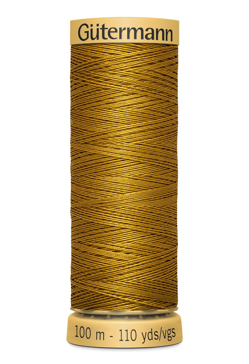 744484-1056 - GUTERMANN NATURAL COTTON THREAD 100m 1056 OLD GOLD