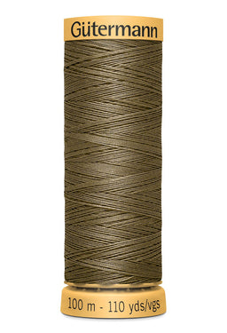 744484-1215 - GUTERMANN NATURAL COTTON THREAD 100m 1215 DARK ECRU