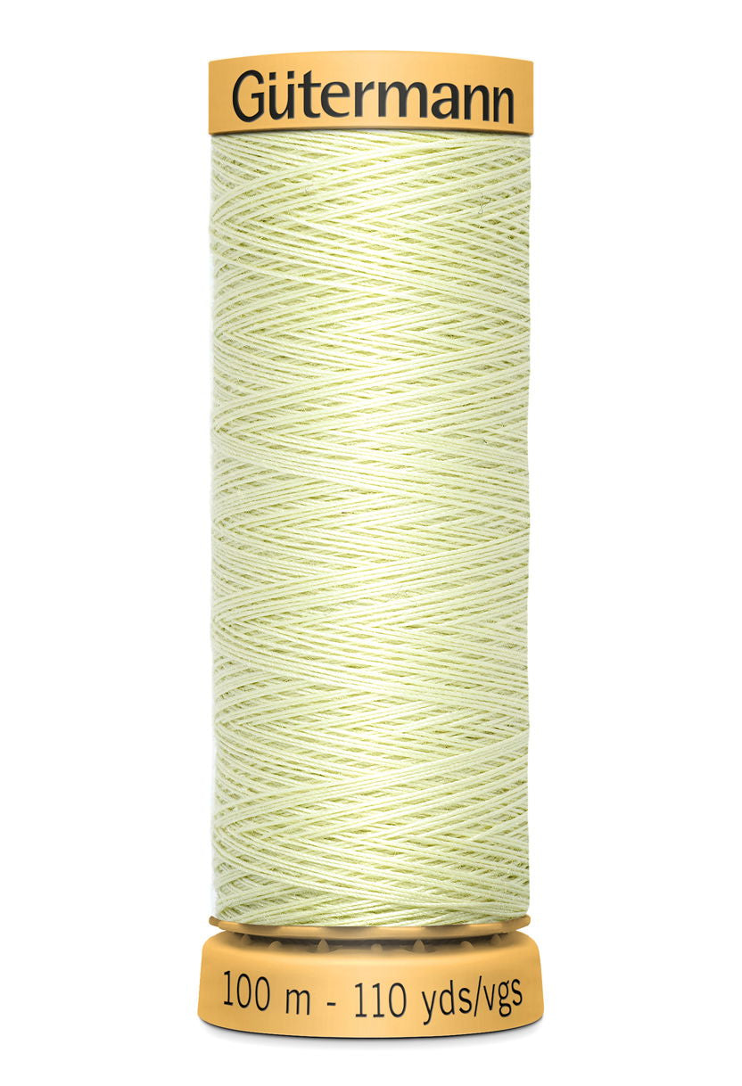744484-128 - GUTERMANN NATURAL COTTON THREAD 100m 0128 MID MAIZE