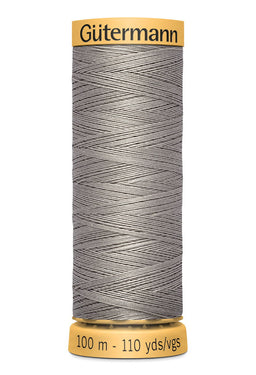 744484-1316 - GUTERMANN NATURAL COTTON THREAD 100m 1316 SILVER