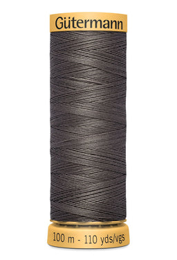 744484-1414 - GUTERMANN NATURAL COTTON THREAD 100m 1414  DARK GREY