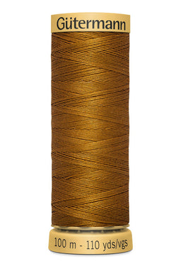 744484-1444 - GUTERMANN NATURAL COTTON THREAD 100m 1444 STABLE BROWN