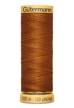 744484-1554 - GUTERMANN NATURAL COTTON THREAD 100m 1554 CHESTNUT