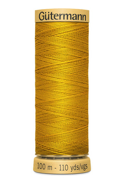 744484-1661 - GUTERMANN NATURAL COTTON THREAD 100m 1661 DARK MUSTARD