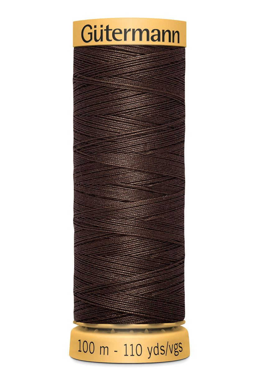 744484-1912 - GUTERMANN NATURAL COTTON THREAD 100m 1912 RAISIN