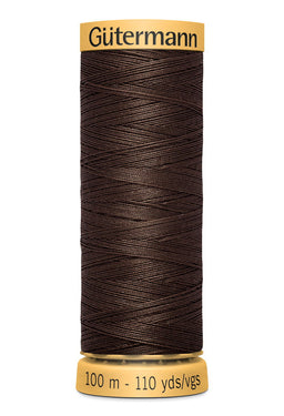 744484-1912 - GUTERMANN NATURAL COTTON THREAD 100m 1912 RAISIN