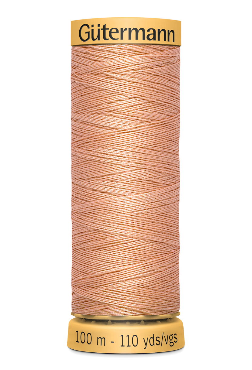 744484-1938 - GUTERMANN NATURAL COTTON THREAD 100m 1938 PEACH