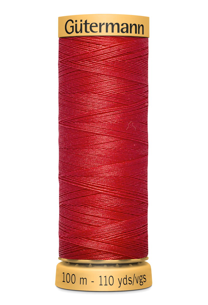 744484-1974 - GUTERMANN NATURAL COTTON THREAD 100m 1974 RED