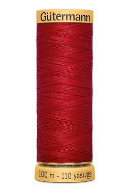744484-2074 - GUTERMANN NATURAL COTTON THREAD 100m 2074 POSH RED