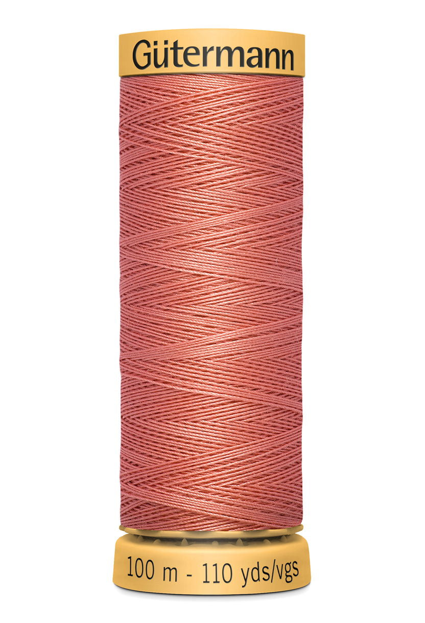 744484-2156 - GUTERMANN NATURAL COTTON THREAD 100m 2156  MID WATERMELON