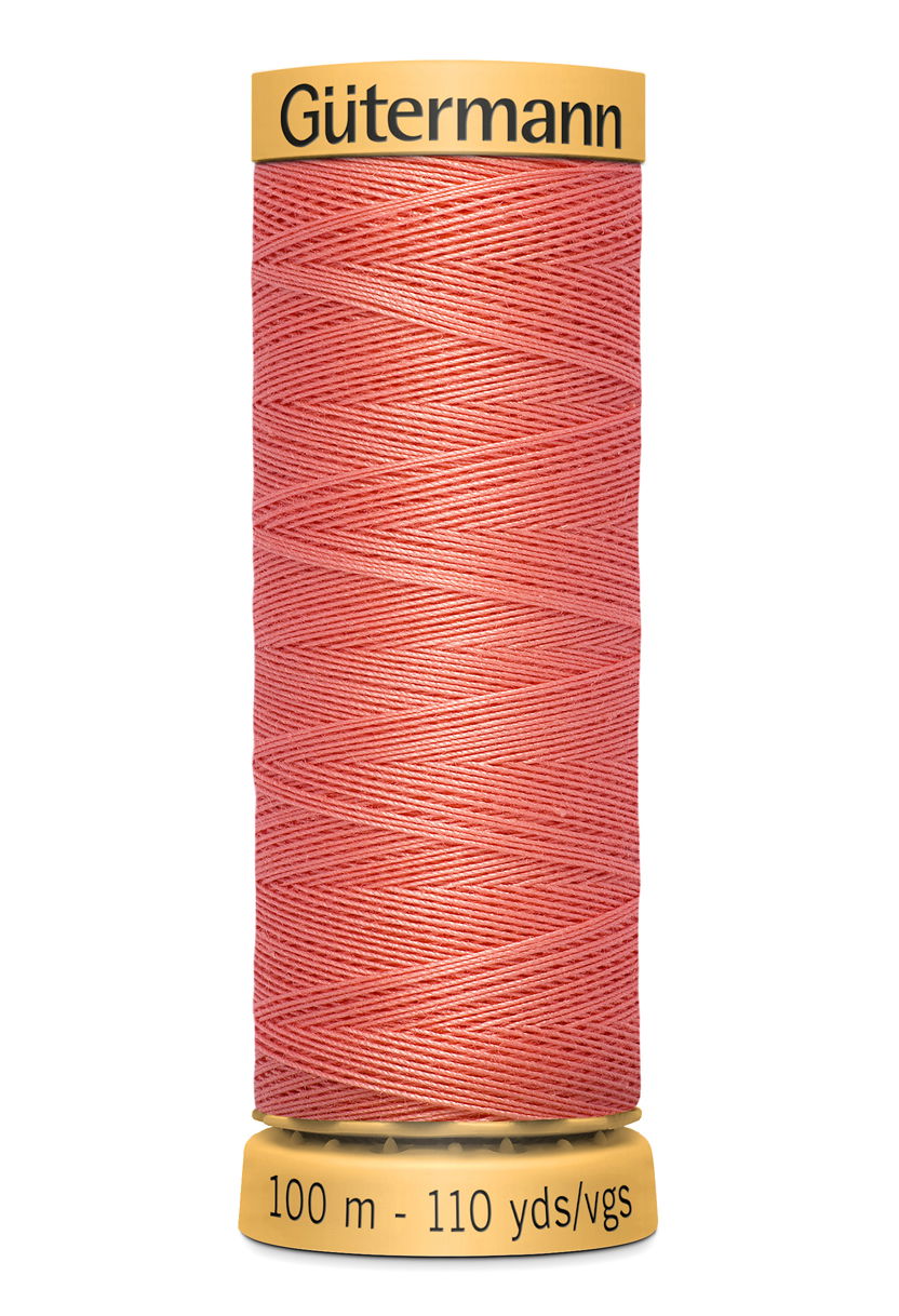 744484-2166 - GUTERMANN NATURAL COTTON THREAD 100m 2166 DARK WATERMELON