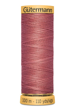744484-2346 - GUTERMANN NATURAL COTTON THREAD 100m 2346 DARK CORAL
