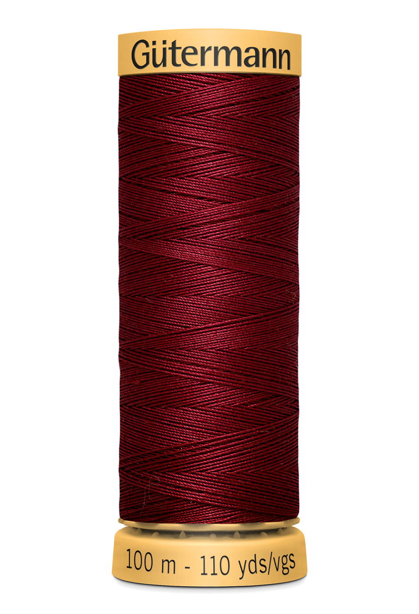 744484-2433 - GUTERMANN NATURAL COTTON THREAD 100m 2433 CARDINAL