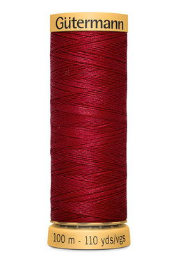 744484-2453 - GUTERMANN NATURAL COTTON THREAD 100m 2453 SCARLET