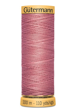 744484-2536 - GUTERMANN NATURAL COTTON THREAD 100m 2536 CORAL ROSE