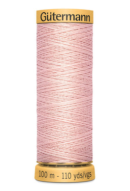 744484-2628 - GUTERMANN NATURAL COTTON THREAD 100m 2628 PALE PINK
