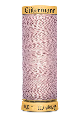 744484-3117 - GUTERMANN NATURAL COTTON THREAD 100m 3117 LIGHT ANTIQUE MAUVE