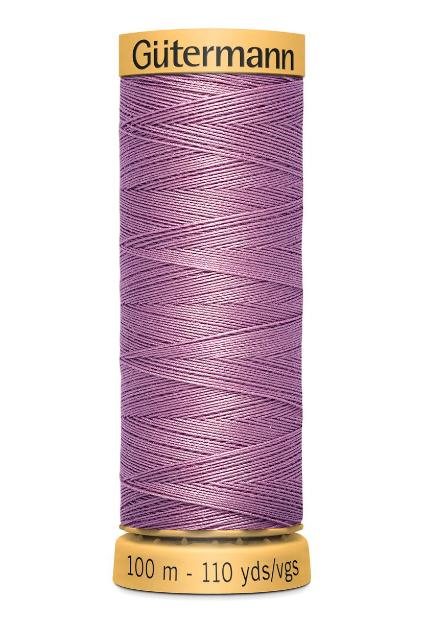 744484-3526 - GUTERMANN NATURAL COTTON THREAD 100m 3526 DARK WILD ROSE