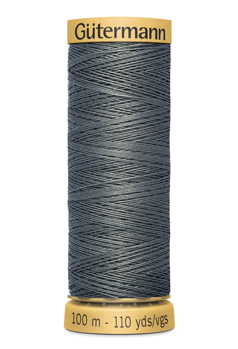 744484-4004 - GUTERMANN NATURAL COTTON THREAD 100m 4004 METAL GREY