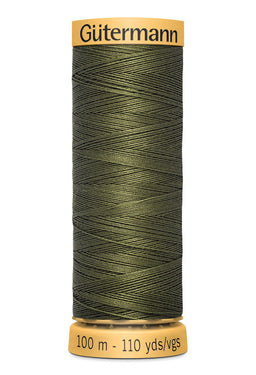 744484-424 - GUTERMANN NATURAL COTTON THREAD 100m 0424 DARK MOSS
