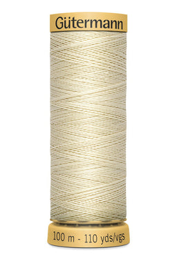 744484-429 - GUTERMANN NATURAL COTTON THREAD 100m 0429 CREAM