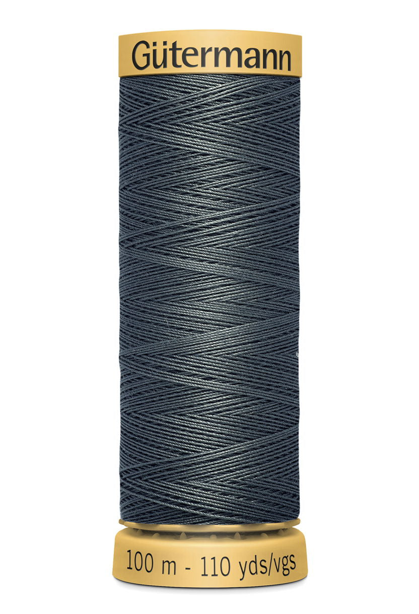 744484-5104 - GUTERMANN NATURAL COTTON THREAD 100m 5104 DARK GREY