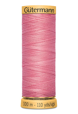 744484-5110 - GUTERMANN NATURAL COTTON THREAD 100m 5110 BRIGHT PINK
