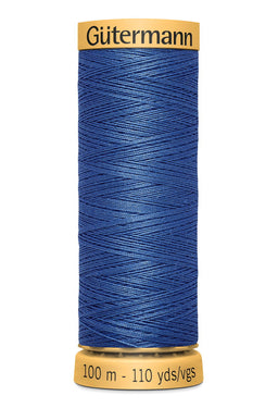 744484-5133 - GUTERMANN NATURAL COTTON THREAD 100m 5133 BLUE