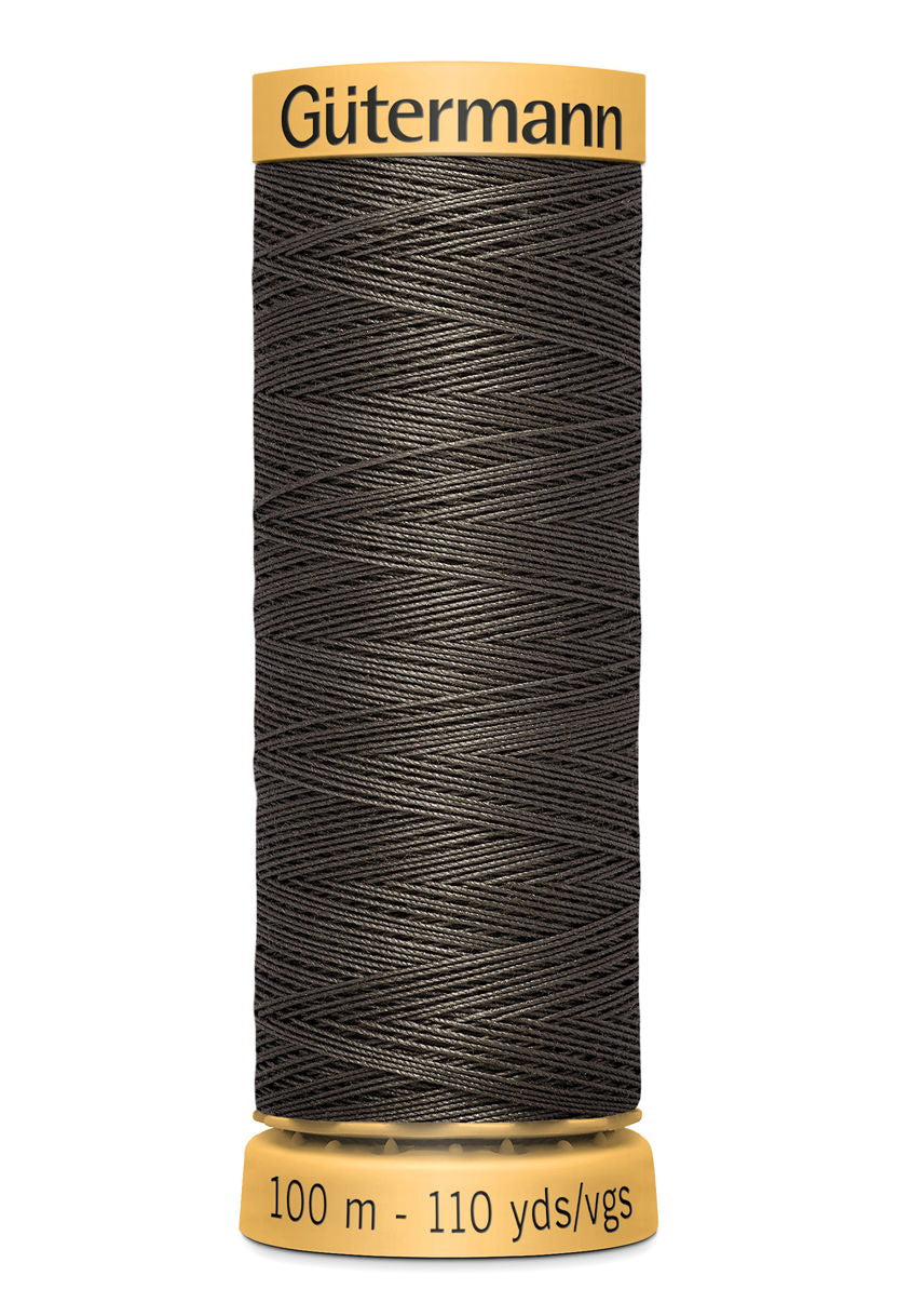 744484-513 - GUTERMANN NATURAL COTTON THREAD 100m 0513 DARK METAL GREY