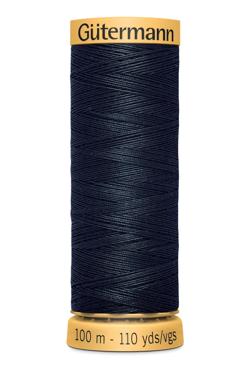 744484-5412 - GUTERMANN NATURAL COTTON THREAD 100m 5412 DARK NAVY