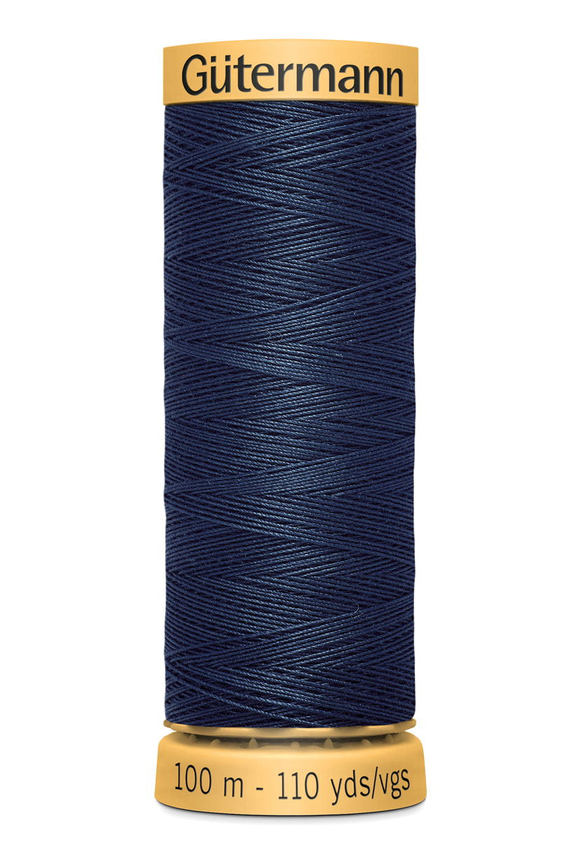 744484-5422 - GUTERMANN NATURAL COTTON THREAD 100m 5422 NAVY