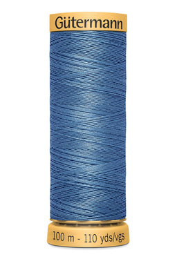744484-5725 - GUTERMANN NATURAL COTTON THREAD 100m 5725 BLUE