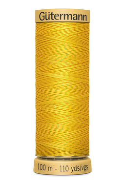 744484-588 - GUTERMANN NATURAL COTTON THREAD 100m 0588 YELLOW