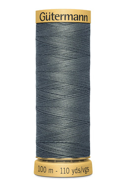 744484-6004 - GUTERMANN NATURAL COTTON THREAD 100m 6004 SMOKED GREY