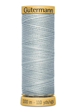 744484-6117 - GUTERMANN NATURAL COTTON THREAD 100m 6117 SILVER BLUE