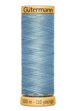 744484-6126 - GUTERMANN NATURAL COTTON THREAD 100m 6126 BLUEBELL