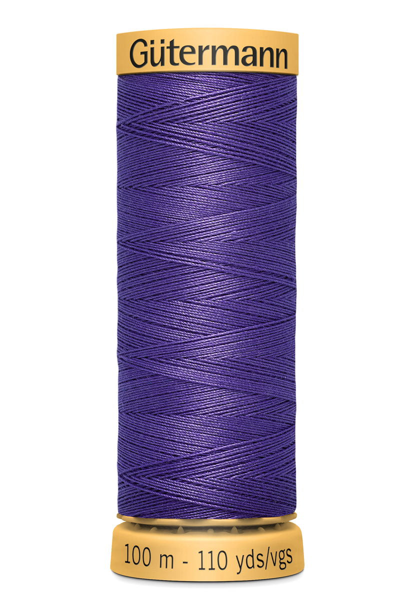 744484-6179 - GUTERMANN NATURAL COTTON THREAD COL 6179 PURPLE