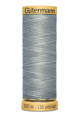 744484-6206 - GUTERMANN NATURAL COTTON THREAD 100m 6206 MID GREY
