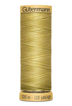 744484-638 - GUTERMANN NATURAL COTTON THREAD 100m 0638 LIGHT OLD GOLD